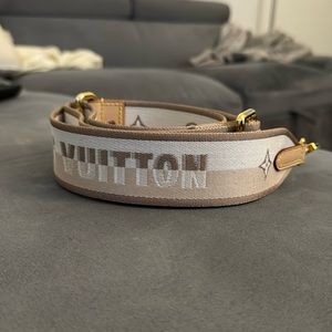 Louis Vuitton Guitar Strap in Beige